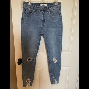 Kancan Jeans with leopard